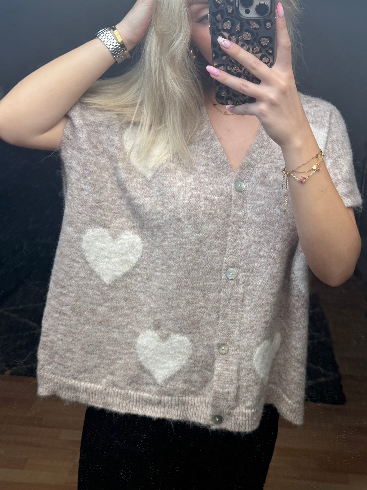 Pull sans manche beige 🤍